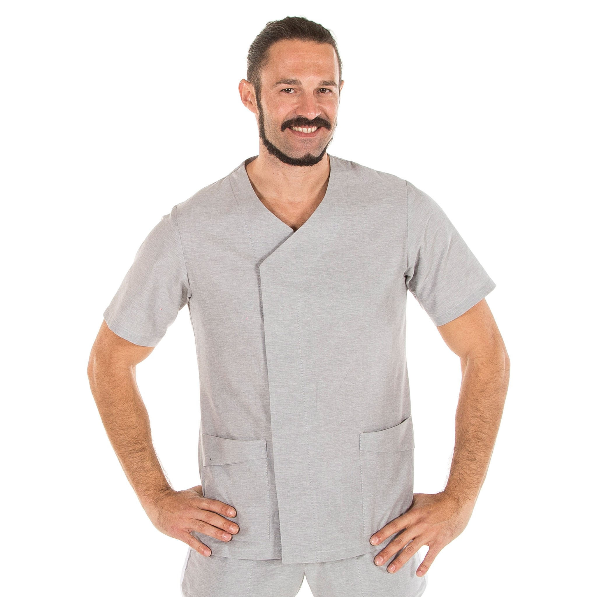 casaca en tejido oxford para hombre