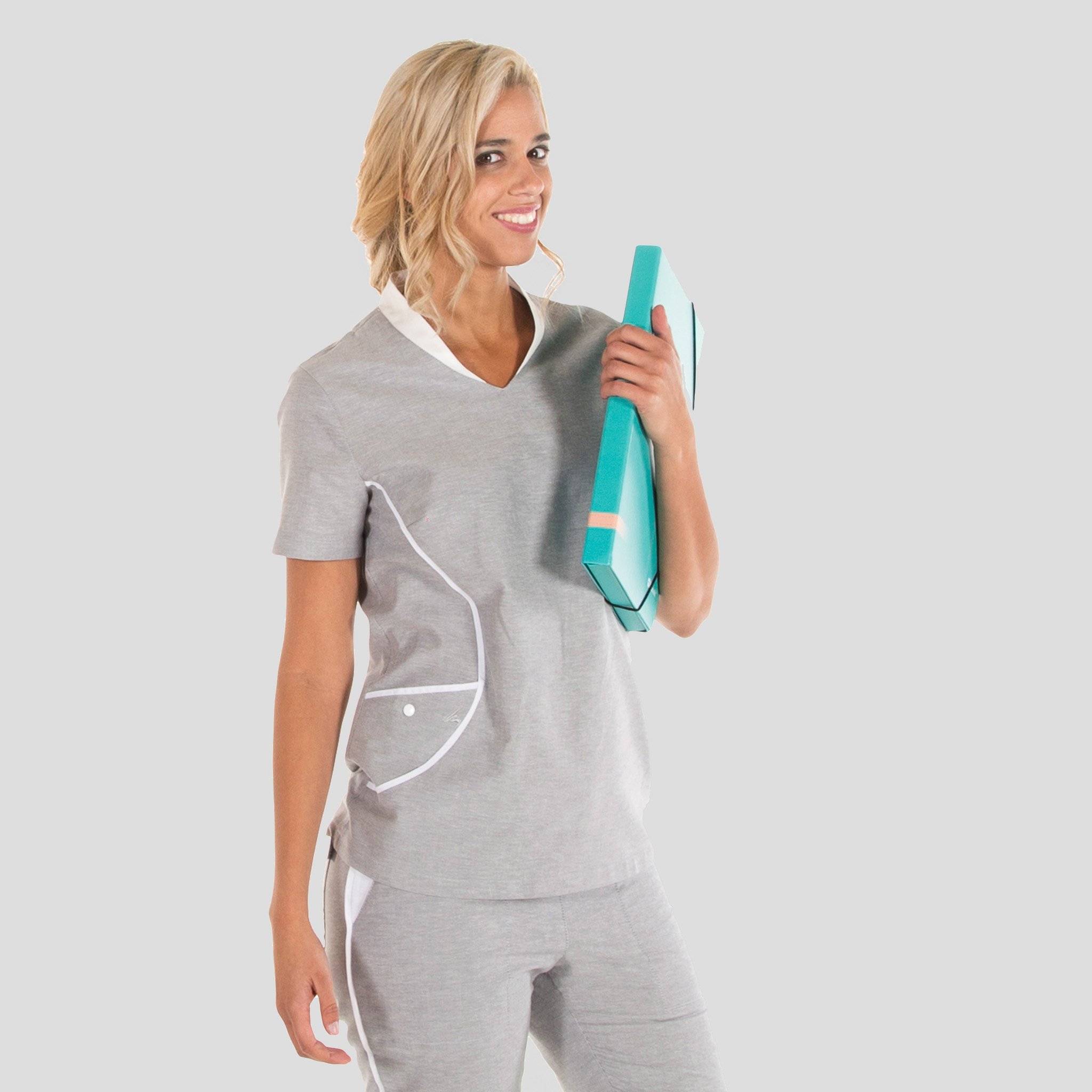 blusa de mujer en tejido oxford